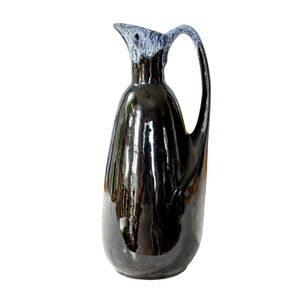 VTG 1984 Van Briggle Drip Glaze Ewer Pitcher 9" Retro Granny Rustic MCM Vase
